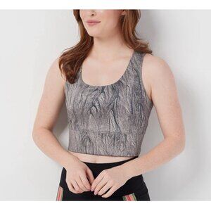 Soulgani Active California Love Padded Sports Bra Size XS Gray NEW